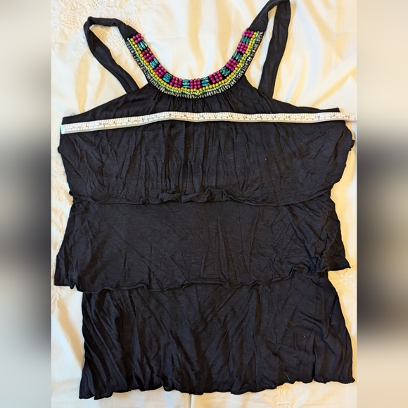 Lot of 3 szL Black sleeveless shirts VGUC - Picture 7 of 10